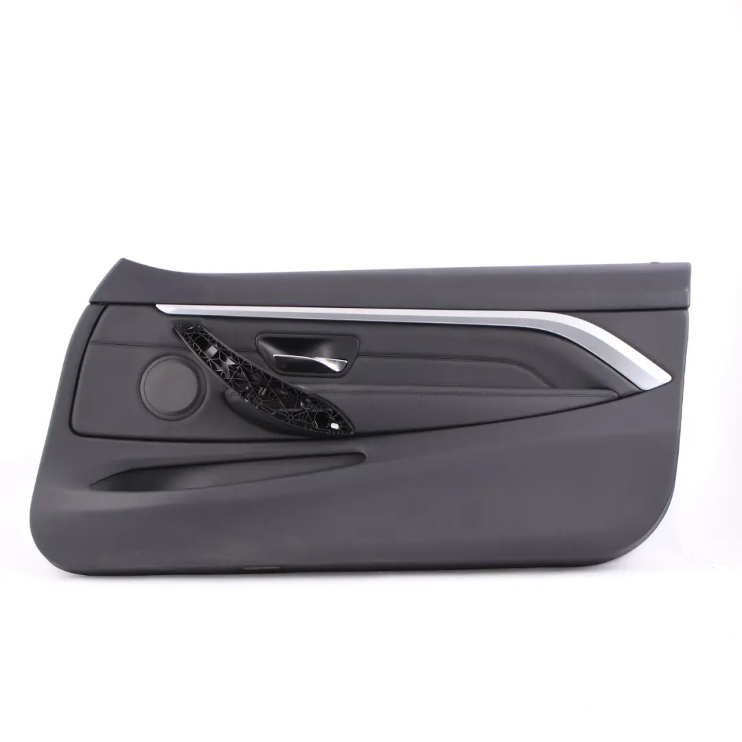 Door Card Front Right O/S Lining Trim Panel Leather Dakota Black to BMW F32 F33 with Part number 7389504 BMW F32 F33 Door Card Front Right O/S Lining Trim Panel Leather Dakota Black - SKU 7389504 - Part number 7389504