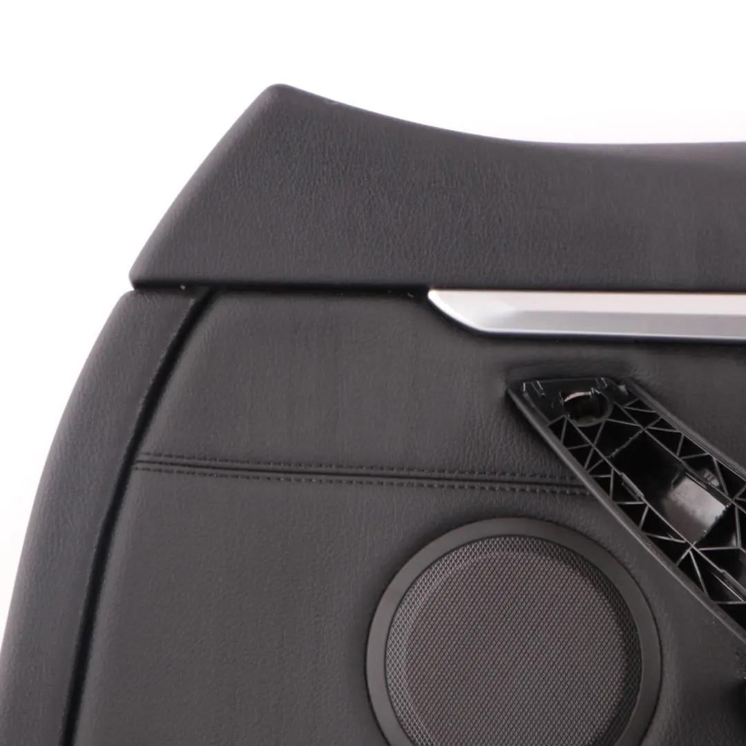 BMW F32 F33 Door Card Front Right O/S Lining Trim Panel Leather Dakota Black - SKU 7389504 - Part number 7389504