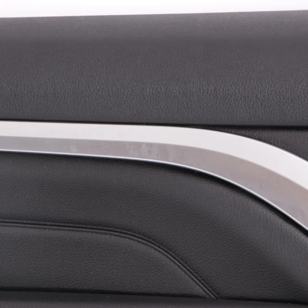 BMW F32 F33 Door Card Front Right O/S Lining Trim Panel Leather Dakota Black - SKU 7389504 - Part number 7389504