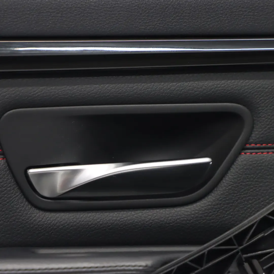 BMW F32 F33 Door Card Front Left N/S Trim Lining Panel Leather Dakota Black - SKU 7389507 - Part number 7389507