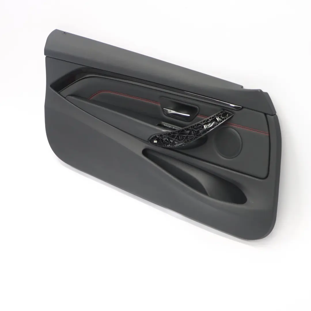 BMW F32 F33 Door Card Front Left N/S Trim Lining Panel Leather Dakota Black - SKU 7389507 - Part number 7389507