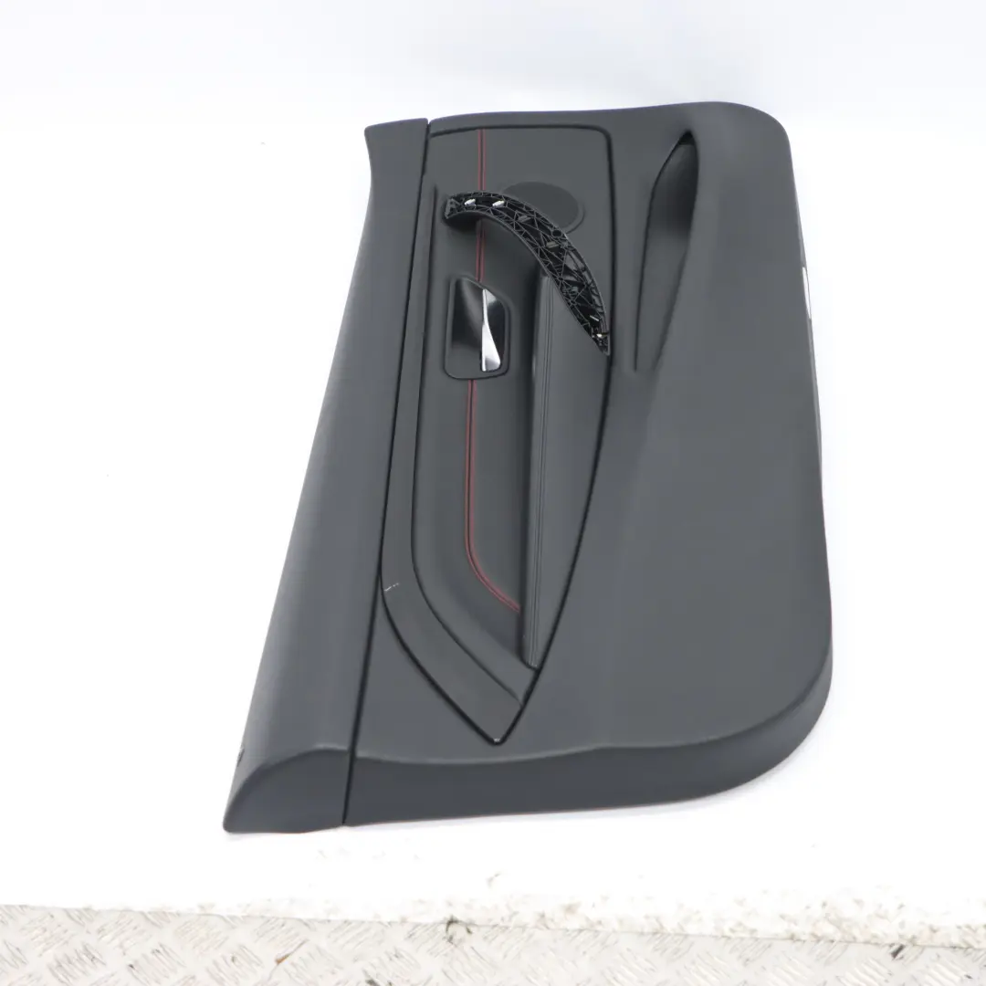 BMW F32 Scheda Porta Anteriore Sinistra Rivestimento Pannello Pelle Dakota Nero - SKU 7389507 - Numero di parte 7389507