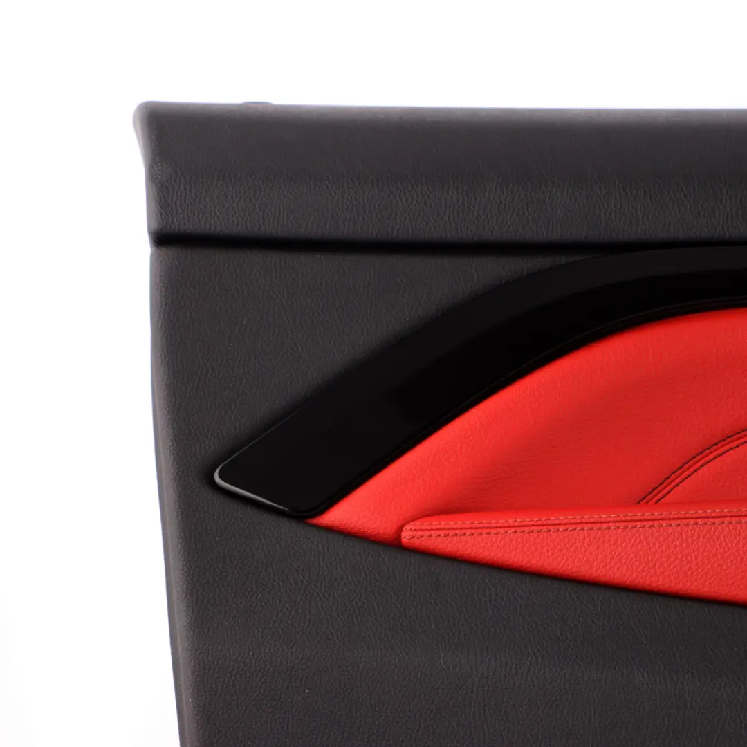 Vorne Links Tür Karte Verkleidung Panel Schwarz Rot Leder Dakota für BMW F32 F33 mit Teilenummer 7389511 BMW F32 F33 Vorne Links Tür Karte Verkleidung Panel Schwarz Rot Leder Dakota - SKU 7389511 - Teilenummer 7389511