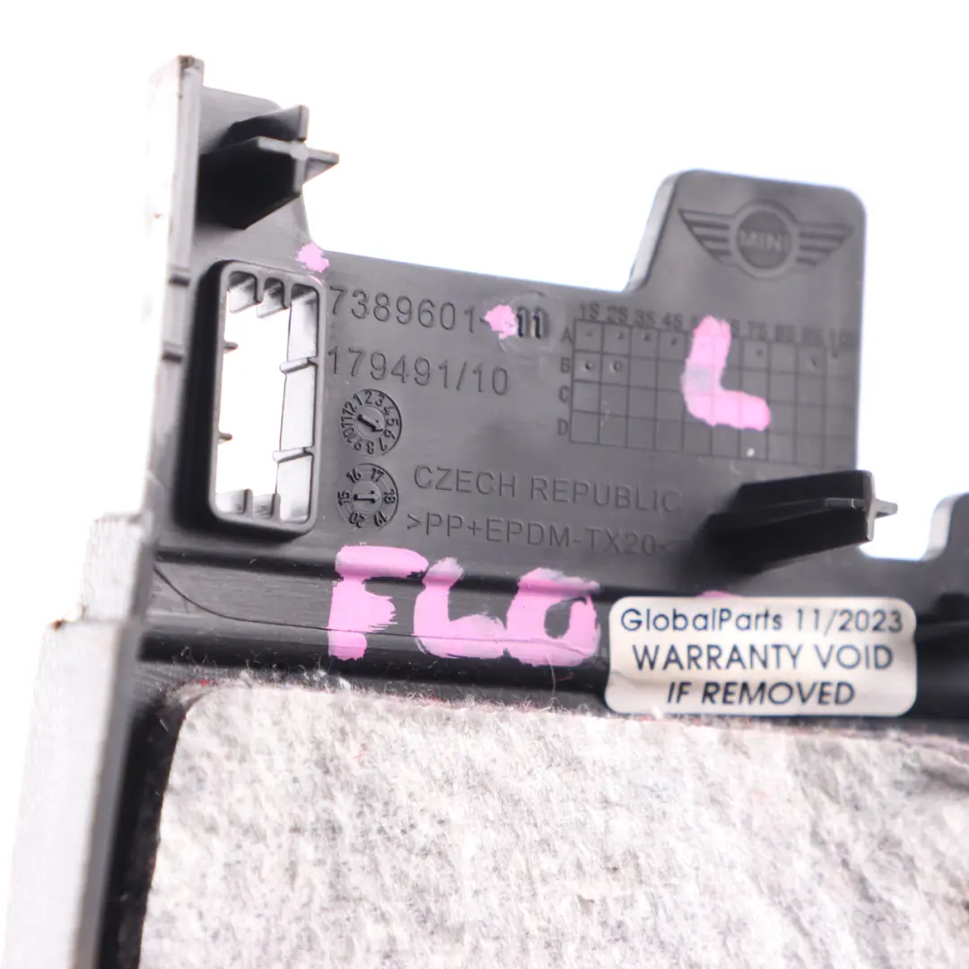 Couvercle hayon arrière gauche pour Mini F60 Countryman à propos du numéro de pièce 7389601 Mini F60 Countryman Couvercle hayon arrière gauche - SKU 7389601 - Numéro de pièce 7389601