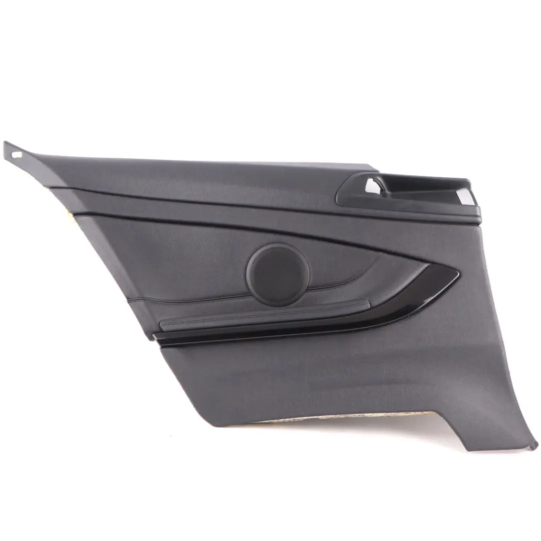 Lateral Trim Panel Rear Left N/S Side Lining Cover Leather Dakota Black to BMW F32 with Part number 7389665 BMW F32 Lateral Trim Panel Rear Left N/S Side Lining Cover Leather Dakota Black - SKU 7389665 - Part number 7389665