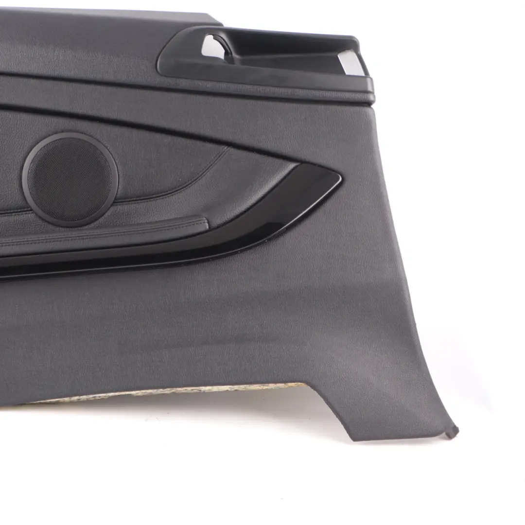 Lateral Trim Panel Rear Left N/S Side Lining Cover Leather Dakota Black to BMW F32 with Part number 7389665 BMW F32 Lateral Trim Panel Rear Left N/S Side Lining Cover Leather Dakota Black - SKU 7389665 - Part number 7389665