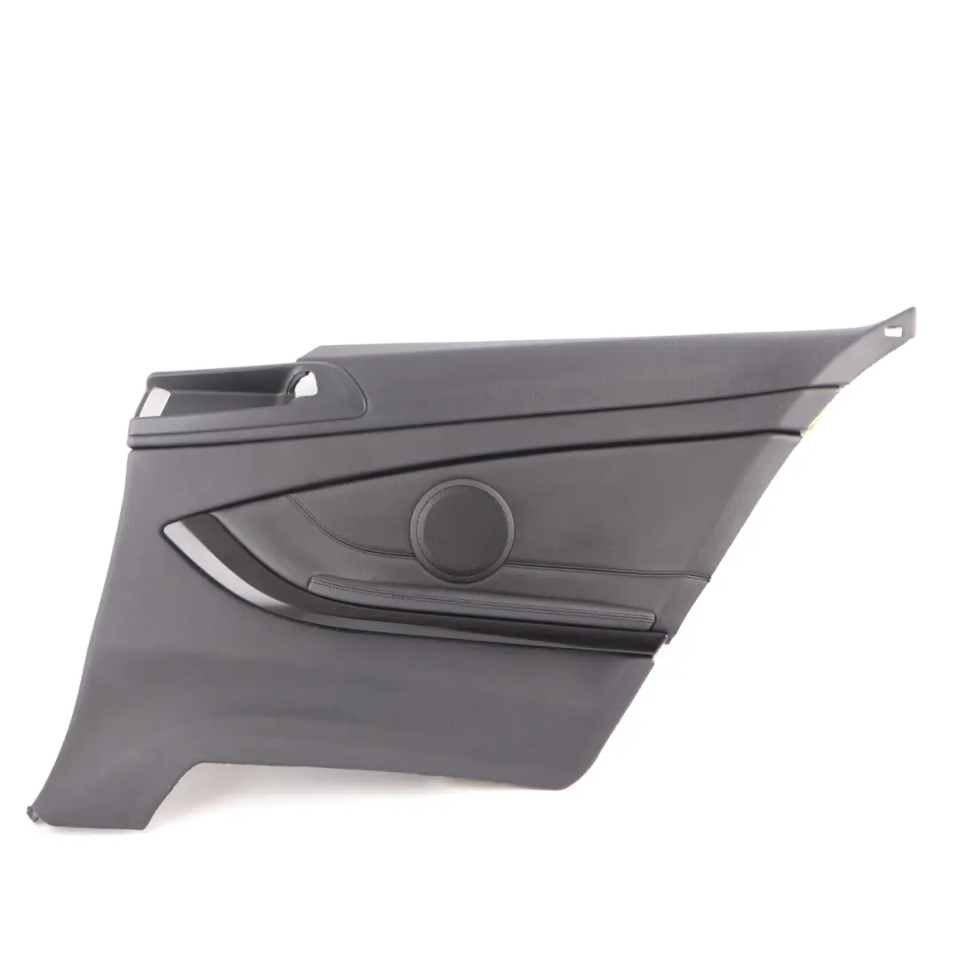 BMW F32 Embellecedor Lateral Tapa Trasera Derecha Cuero Dakota Negro - SKU 7389666 - Número de pieza 7389666