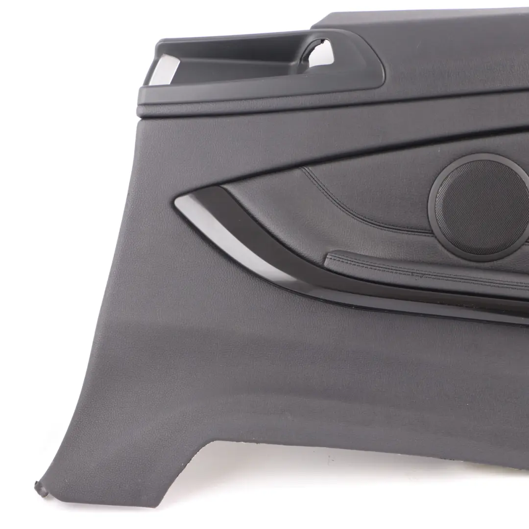 BMW F32 Embellecedor Lateral Tapa Trasera Derecha Cuero Dakota Negro - SKU 7389666 - Número de pieza 7389666