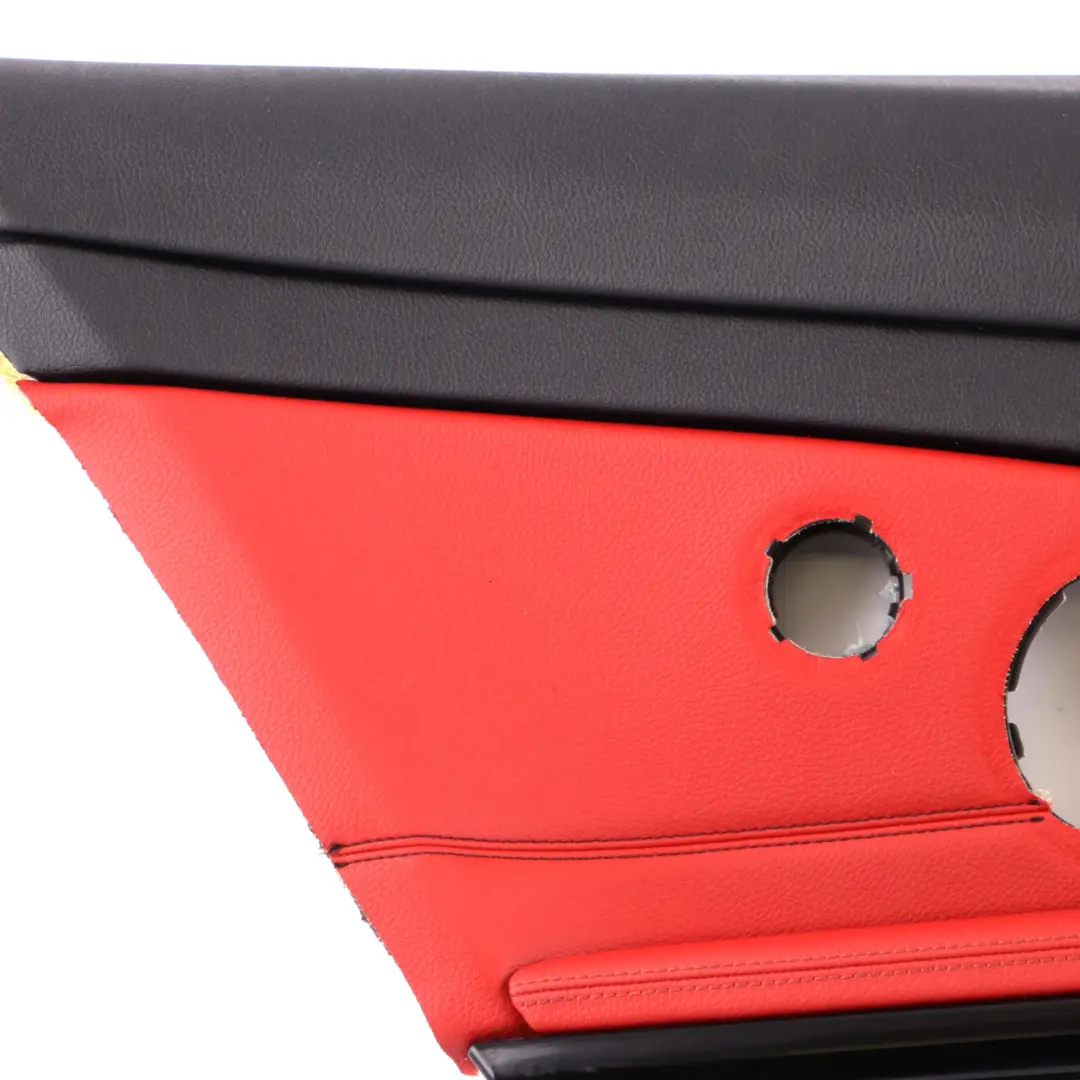 BMW F32 Lateral Trim Panel Rear Left N/S Side Cover HiFi Leather Black Red - SKU 7389759 - Part number 7389759