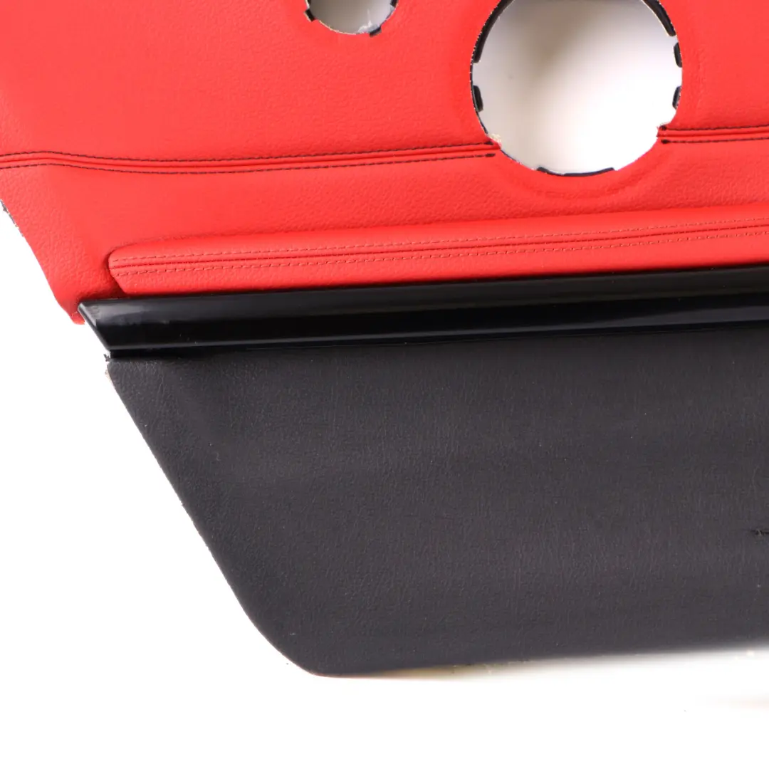 BMW F32 Lateral Trim Panel Rear Left N/S Side Cover HiFi Leather Black Red - SKU 7389759 - Part number 7389759