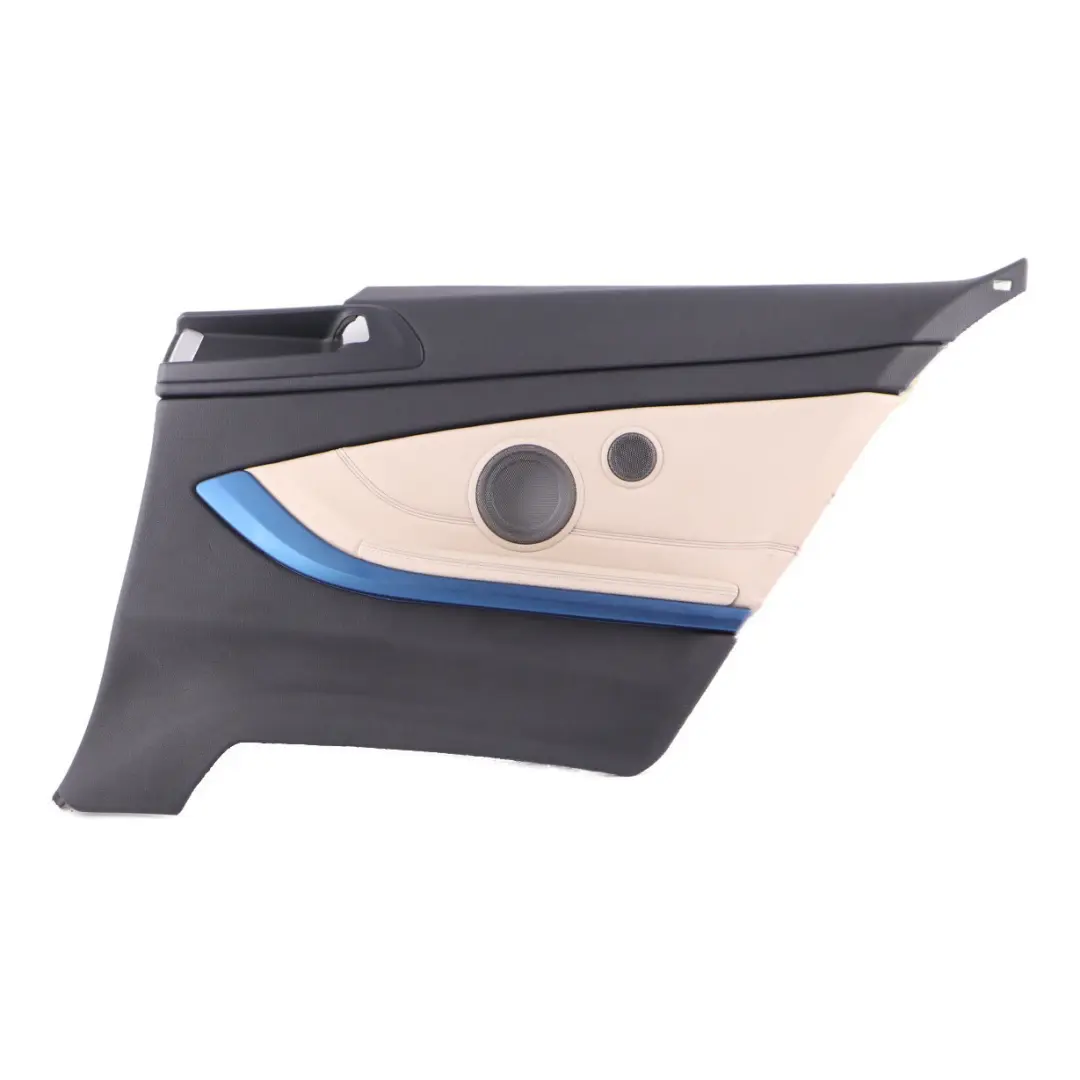 Lateral Trim Panel Rear Right O/S Side Cover HiFi Leather Dakota Oyster to BMW F32 with Part number 7389762 BMW F32 Lateral Trim Panel Rear Right O/S Side Cover HiFi Leather Dakota Oyster - SKU 7389762 - Part number 7389762