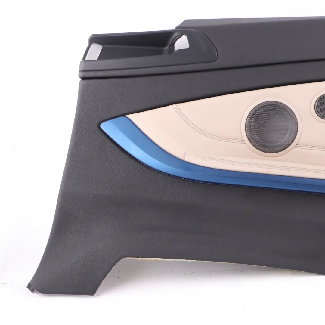 Lateral Trim Panel Rear Right O/S Side Cover HiFi Leather Dakota Oyster to BMW F32 with Part number 7389762 BMW F32 Lateral Trim Panel Rear Right O/S Side Cover HiFi Leather Dakota Oyster - SKU 7389762 - Part number 7389762