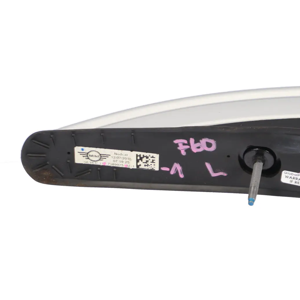 Barre toit gauche Barre appui Barre garniture Argent pour Mini Countryman F60 à propos du numéro de pièce 7389975 Mini Countryman F60 Barre toit gauche Barre appui Barre garniture Argent - SKU 7389975-1 - Numéro de pièce 7389975