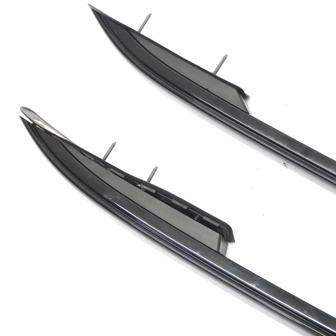 Mini Countryman F60 Roof Rail Left Right N/O/S Railing Rack High Gloss Black - SKU 7389975-BLK - Part number 7389975