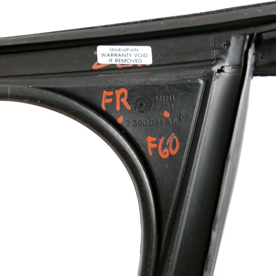 Door Window Seal Mini F60 Countryman Guide Front Right O/S Sealing to with Part number 7390094 Door Window Seal Mini F60 Countryman Guide Front Right O/S Sealing - SKU 7390094 - Part number 7390094