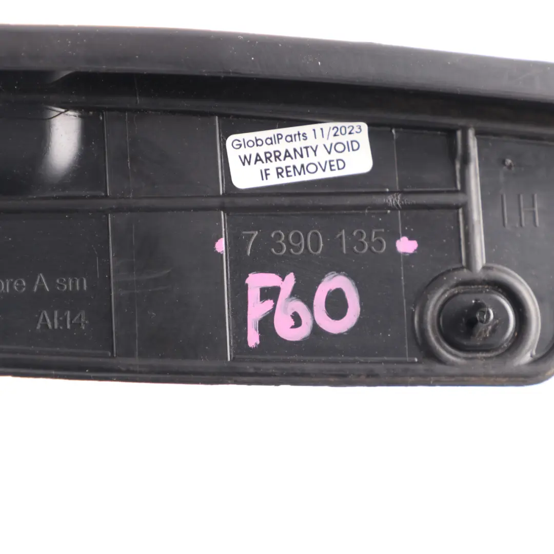 Joint Seal B Pillar Trim Left N/S Rear Door Cover to Mini F60 Countryman with Part number 7390136 Mini F60 Countryman Joint Seal B Pillar Trim Left N/S Rear Door Cover - SKU 7390135 - Part number 7390136