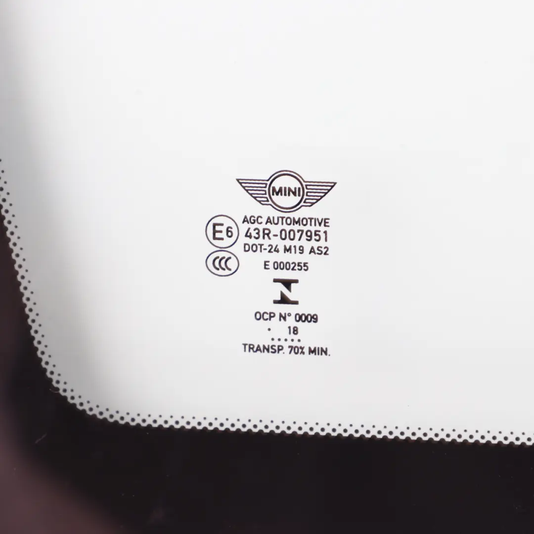 Mini F60 Countryman Szyba Karoseryjna Tylna Lewa Tył Lewy - SKU 7390237 - Numer Części 7390237