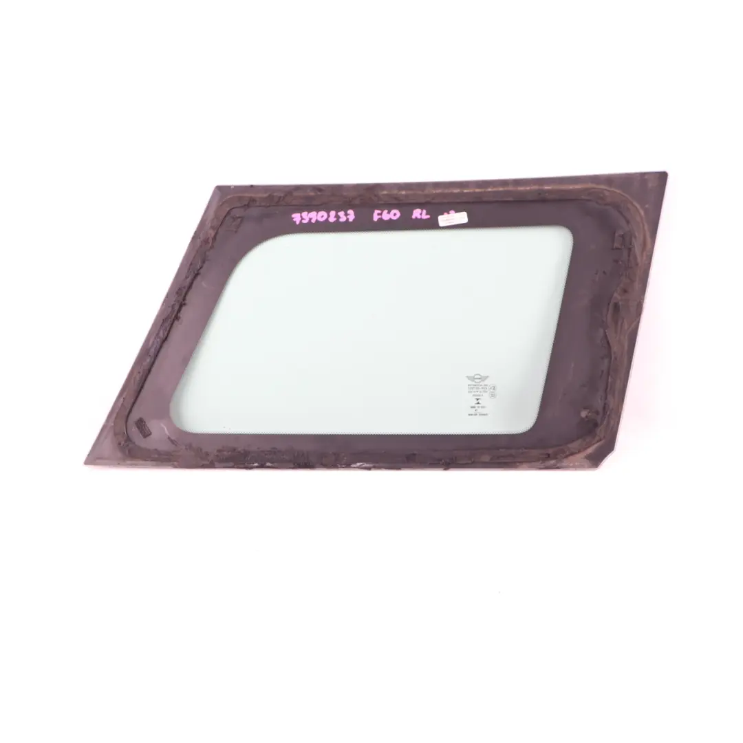 Cristal Ventana Lateral Mini F60 Countryman Trasera Izquierda AS2 para con número de pieza 7390237 Cristal Ventana Lateral Mini F60 Countryman Trasera Izquierda AS2 - SKU 7390237 - Número de pieza 7390237