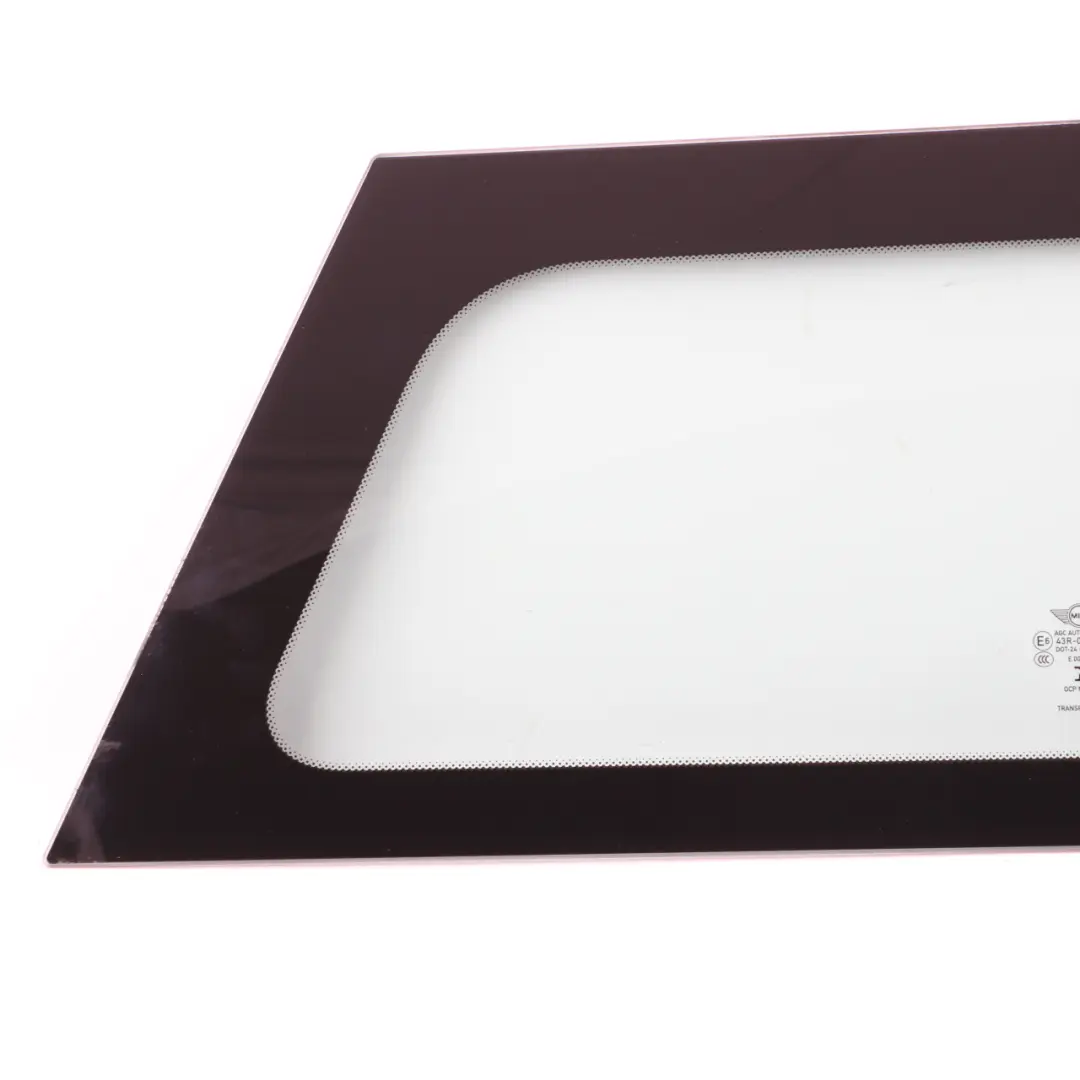 Side Window Quarter Glass Rear Right O/S Glazing AS2 to Mini Countryman F60 with Part number 7390238 Mini Countryman F60 Side Window Quarter Glass Rear Right O/S Glazing AS2 - SKU 7390238-1 - Part number 7390238