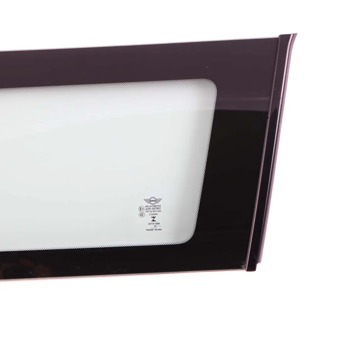 Mini F60 Countryman Cristal Ventana Lateral Trasera Derecha AS2 - SKU 7390238 - Número de pieza 7390238