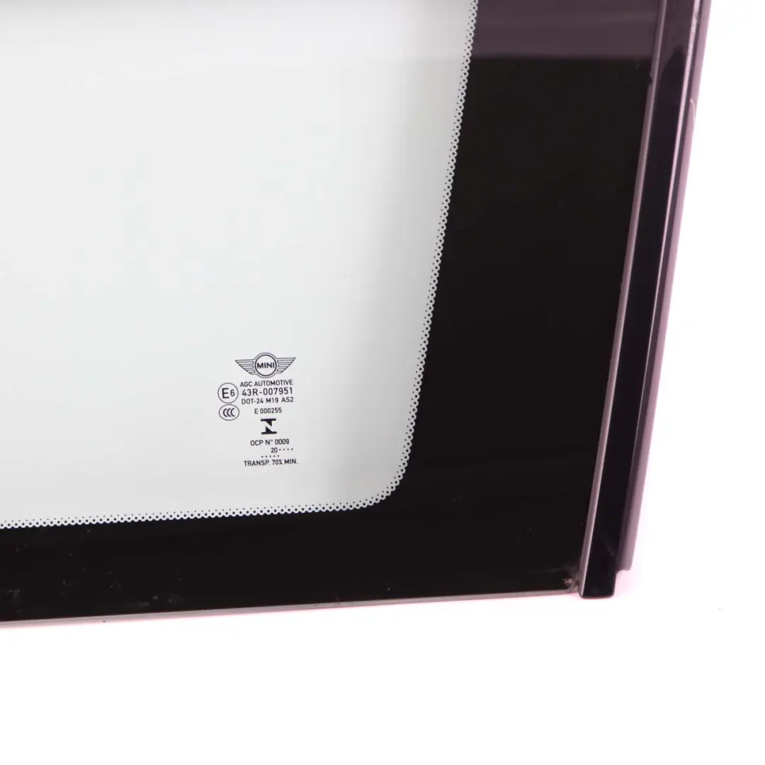 Mini F60 Countryman Cristal Ventana Lateral Trasera Derecha AS2 - SKU 7390238 - Número de pieza 7390238