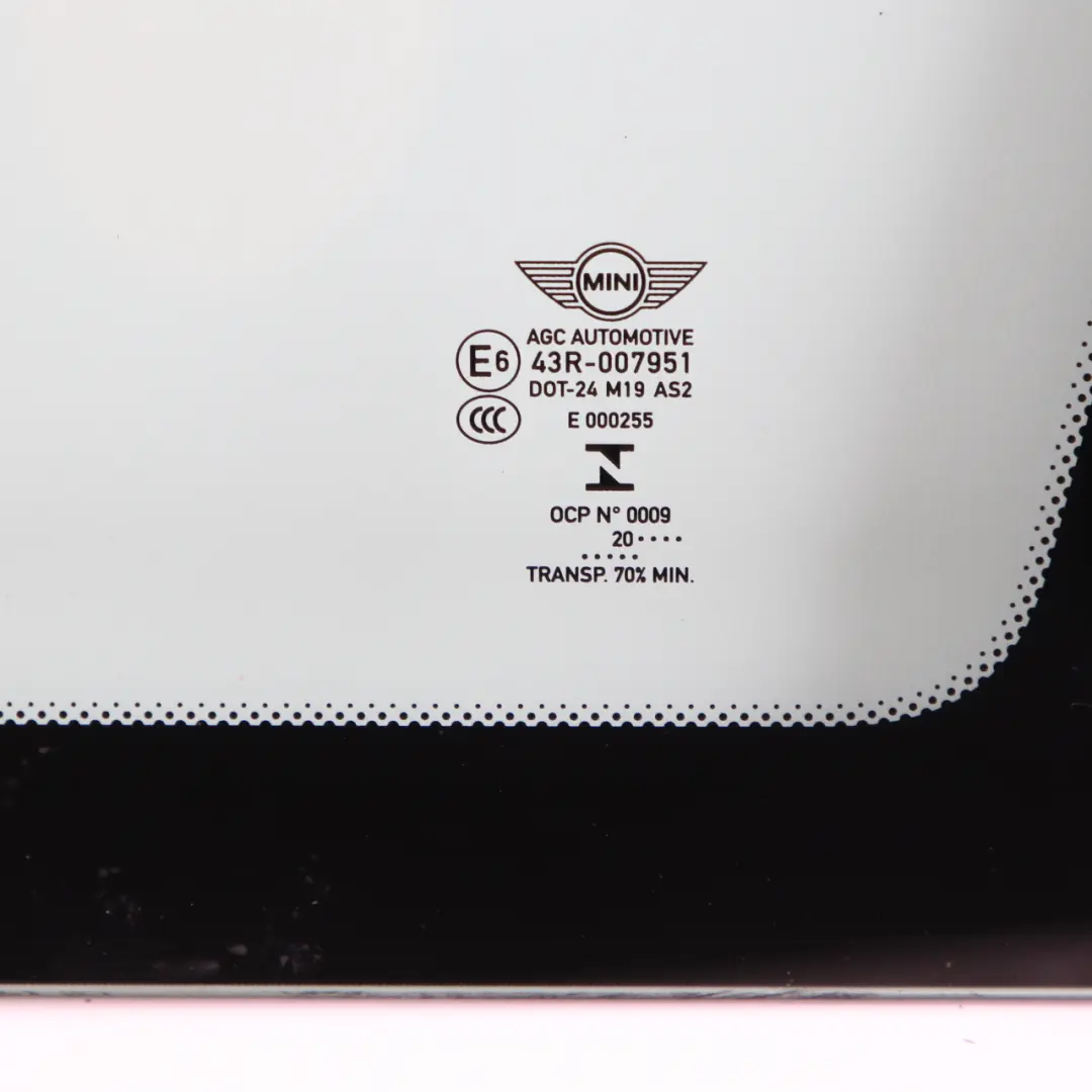  Side Window Glass Mini F60 Countryman Rear Right O/S Side AS2 - SKU 7390238 - Part number 7390238