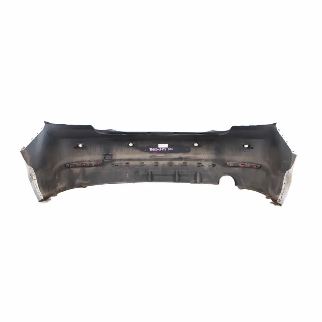 BMW F22 F23 Rear Bumper Sport Line Trim Panel Mineralweiss White - A96 - SKU 7390348-MW - Part number 7390348