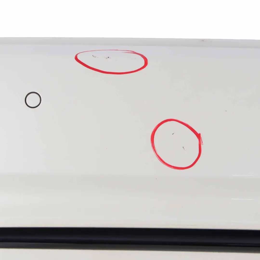 Bumper Sport Line Trim Panel Mineralweiss White - A96 to BMW F22 F23 Rear with Part number 7390348 BMW F22 F23 Rear Bumper Sport Line Trim Panel Mineralweiss White - A96 - SKU 7390348-MW - Part number 7390348