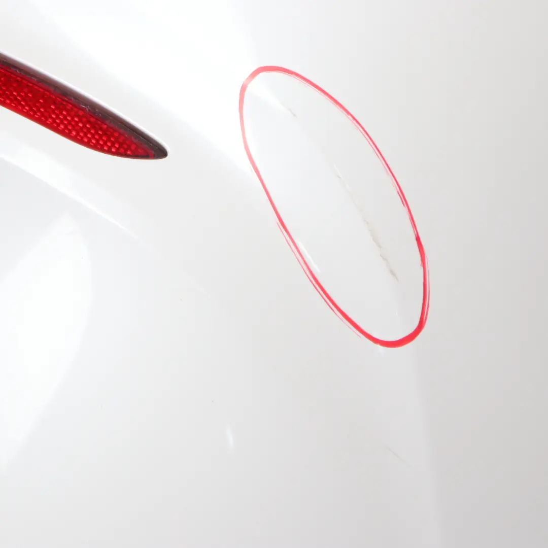 Bumper Sport Line Trim Panel Mineralweiss White - A96 to BMW F22 F23 Rear with Part number 7390348 BMW F22 F23 Rear Bumper Sport Line Trim Panel Mineralweiss White - A96 - SKU 7390348-MW - Part number 7390348