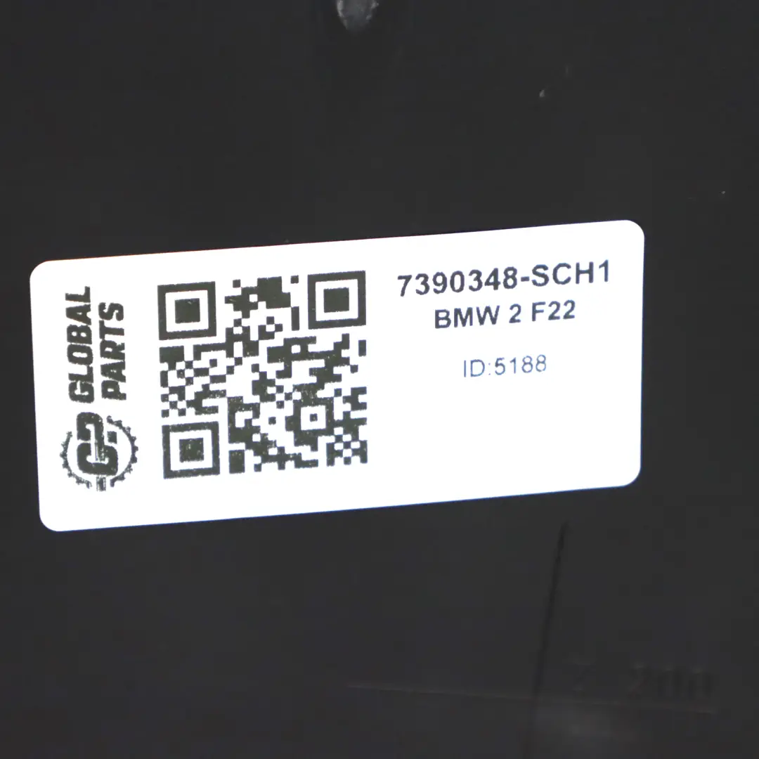 BMW F22 F23 Zderzak Tylny Sport Line Schwarz 2 Black - 668 - SKU 7390348-SCH1 - Numer Części 7390348