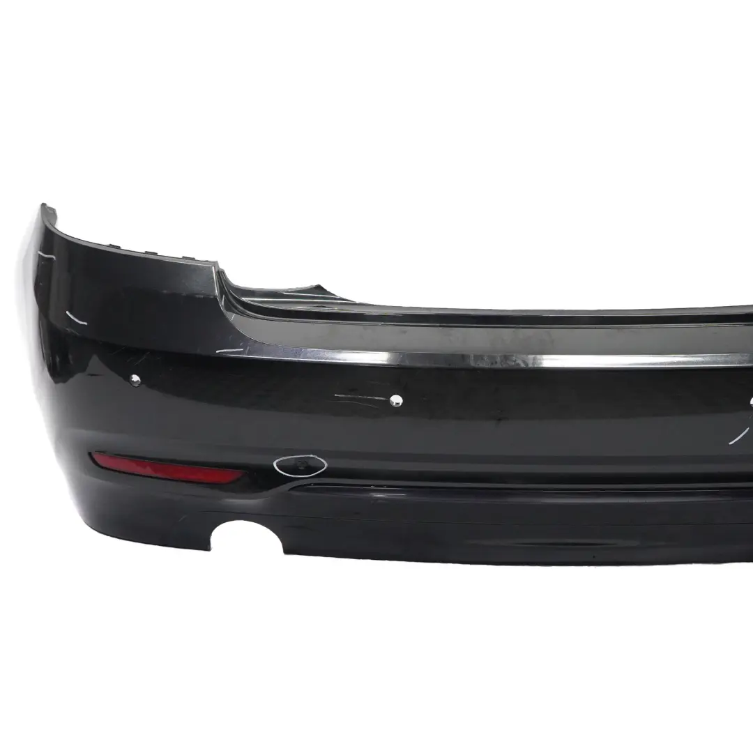 BMW F22 F23 Zderzak Tylny Sport Line Schwarz 2 Czarny - 668 - SKU 7390348-SCH - Numer Części 7390348