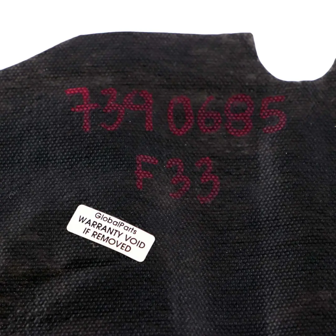 BMW F33 F83 M4 Folding Hardtop Compartment Soundproof Insulation Cover Set - SKU 7390685 - Part number 7390685