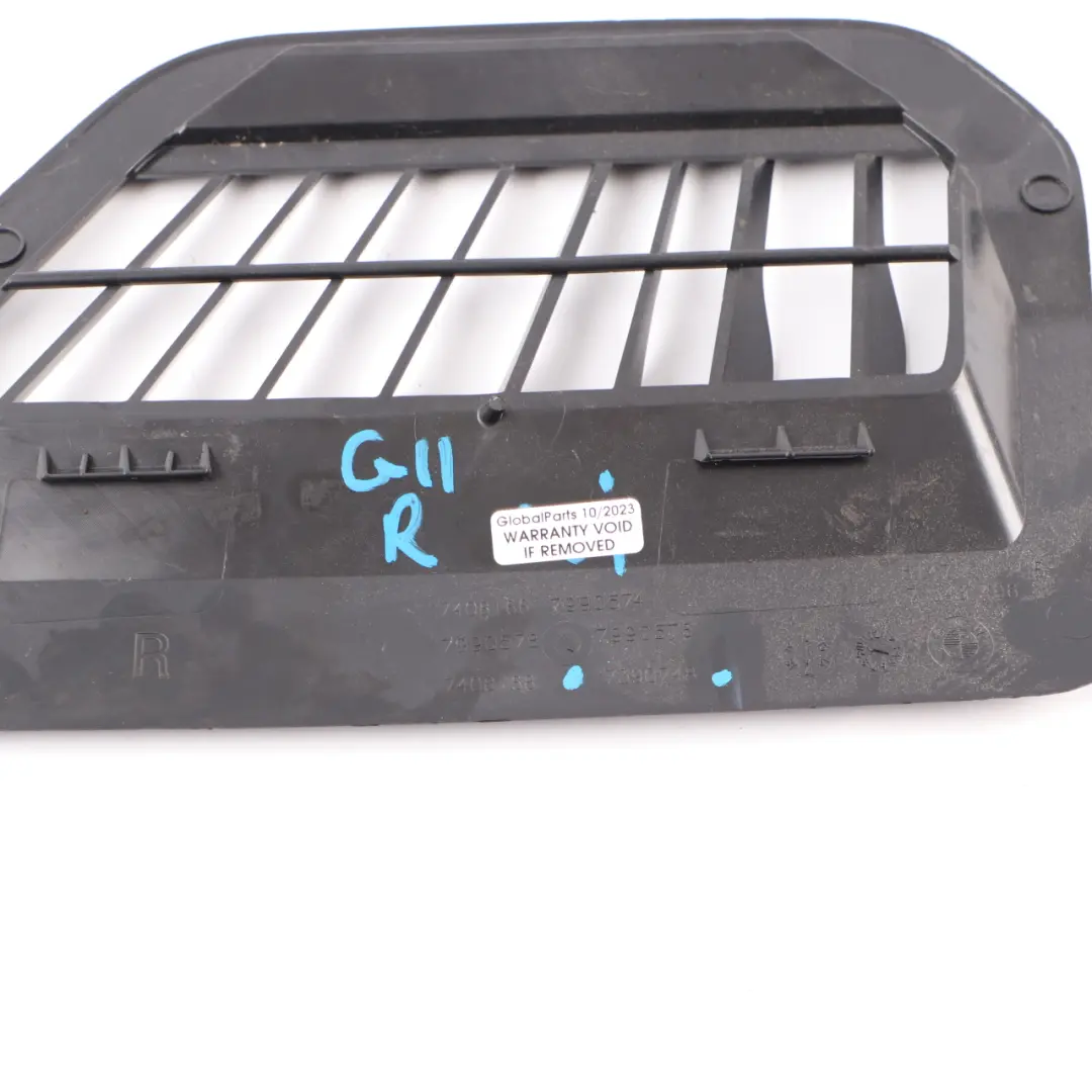 Duct Channel Right O/S Trim Rear Cabin Interior to BMW G11 G12 Cover Air with Part number 7390748 BMW G11 G12 Cover Air Duct Channel Right O/S Trim Rear Cabin Interior - SKU 7390748 - Part number 7390748