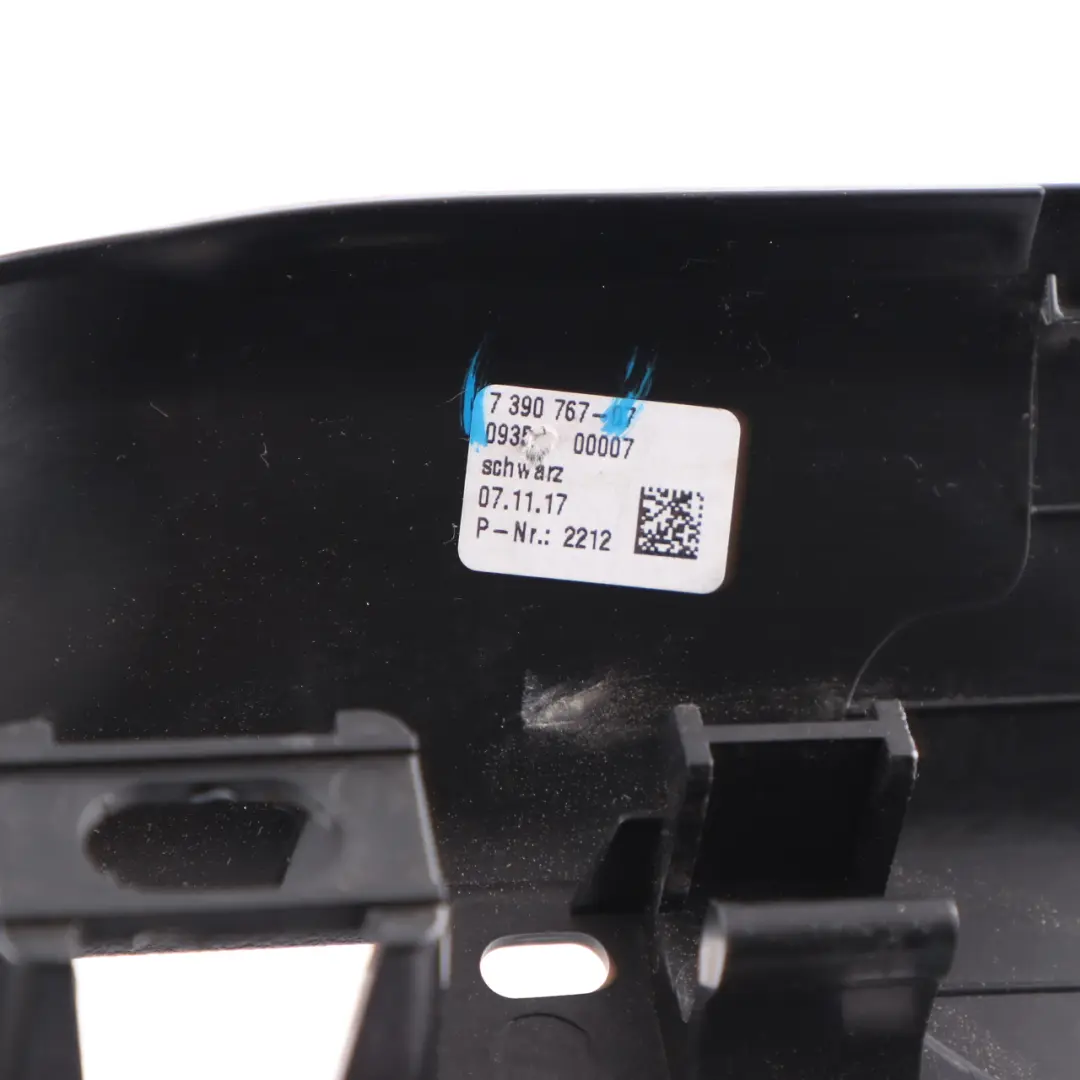 Entrance Cover Strip Trim Sill Rear Left N/S Entry Plate Black 7343489 to BMW G11 with Part number 7390767 BMW G11 Entrance Cover Strip Trim Sill Rear Left N/S Entry Plate Black 7343489 - SKU 7390767 - Part number 7390767