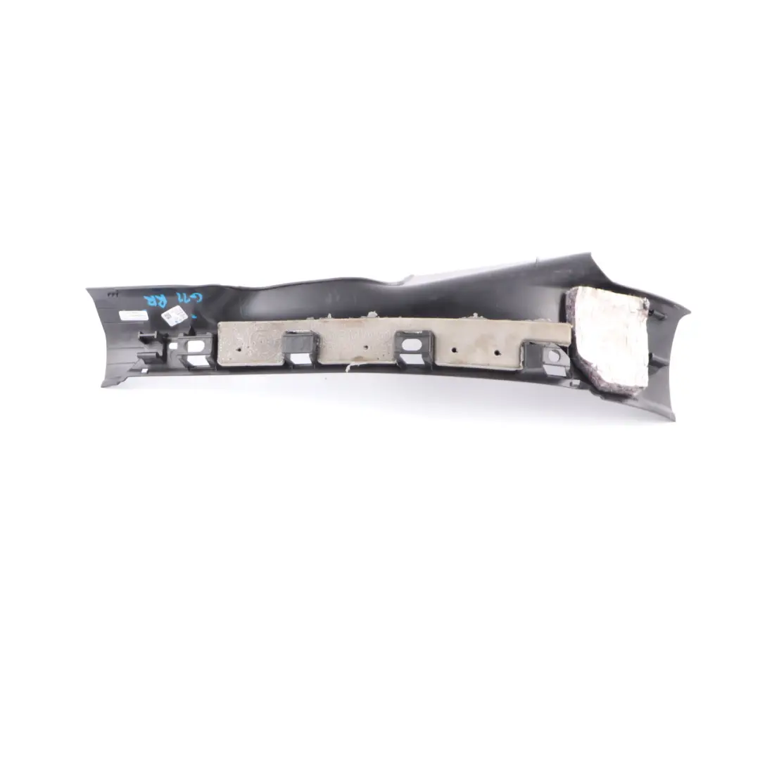 BMW G11 Entrance Cover Strip Trim Sill Rear Right O/S Entry Plate Black 7343490 - SKU 7390768 - Part number 7390768