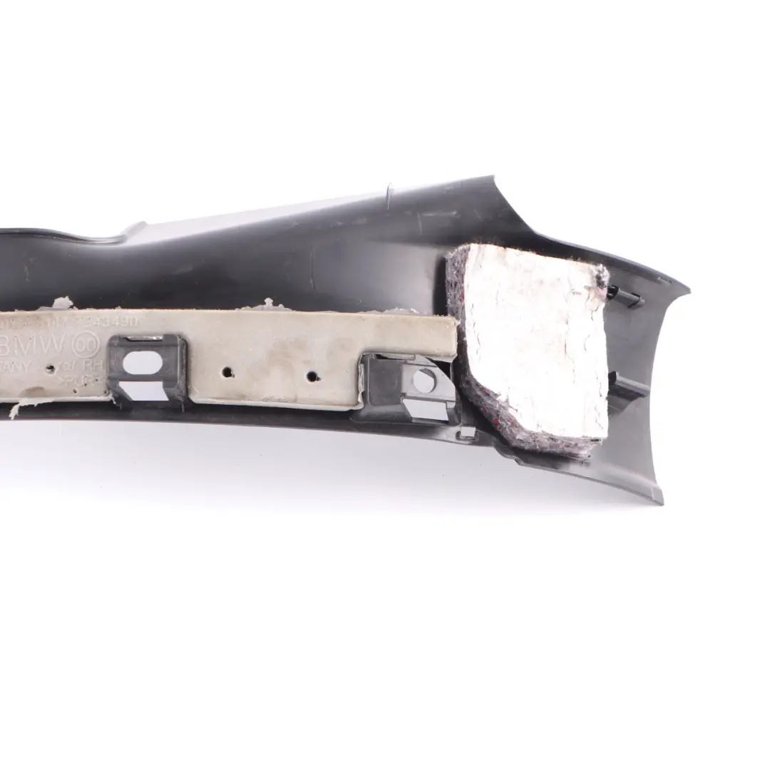 Entrance Cover Strip Trim Sill Rear Right O/S Entry Plate Black 7343490 to BMW G11 with Part number 7390768 BMW G11 Entrance Cover Strip Trim Sill Rear Right O/S Entry Plate Black 7343490 - SKU 7390768 - Part number 7390768