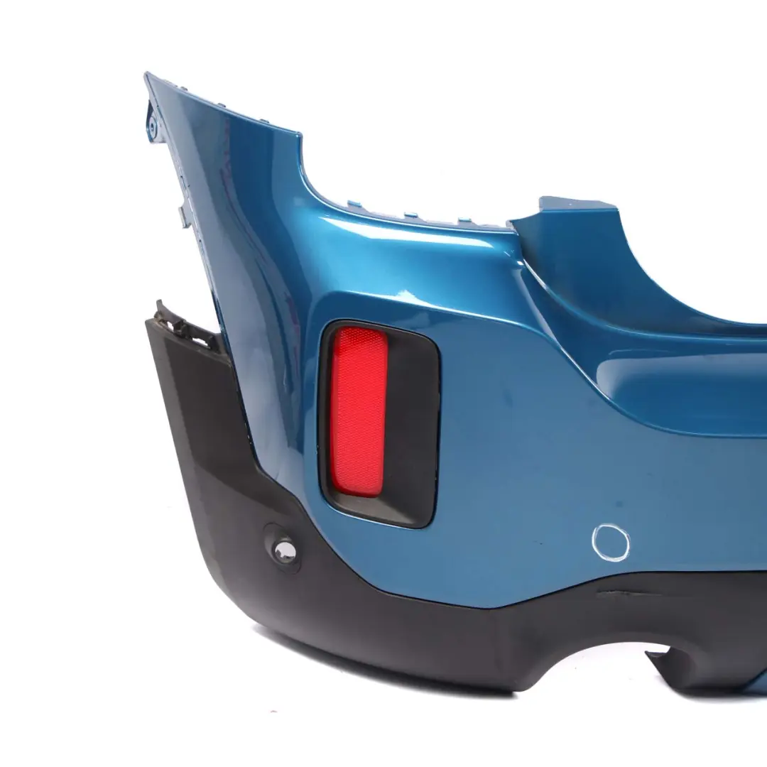 Mini F60 Countryman Bumper Rear Trim Panel PDC Complete Island Blue Metallic C2M - SKU 7391197-ISB - Part number 7391197
