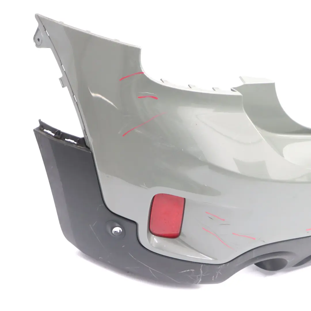 Mini F60 Countryman Bumper Rear Trim Panel PDC Complete Moonwalk Grey - B71 - SKU 7391197-MGM1 - Part number 7391197