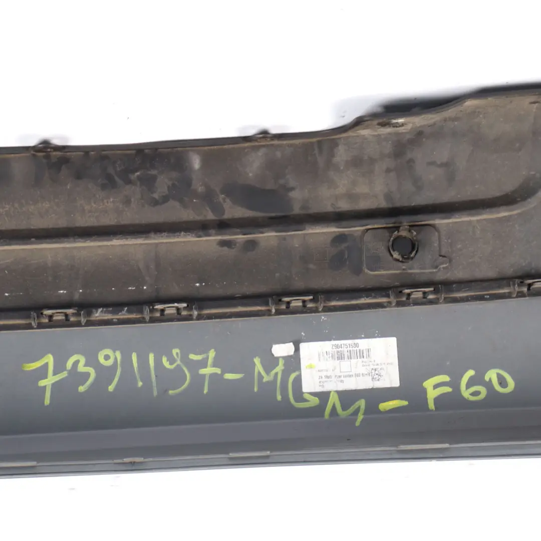 Bumper Rear Trim Panel PDC Complete Moonwalk Grey - B71 to Mini F60 Countryman with Part number 7391197 Mini F60 Countryman Bumper Rear Trim Panel PDC Complete Moonwalk Grey - B71 - SKU 7391197-MGM - Part number 7391197