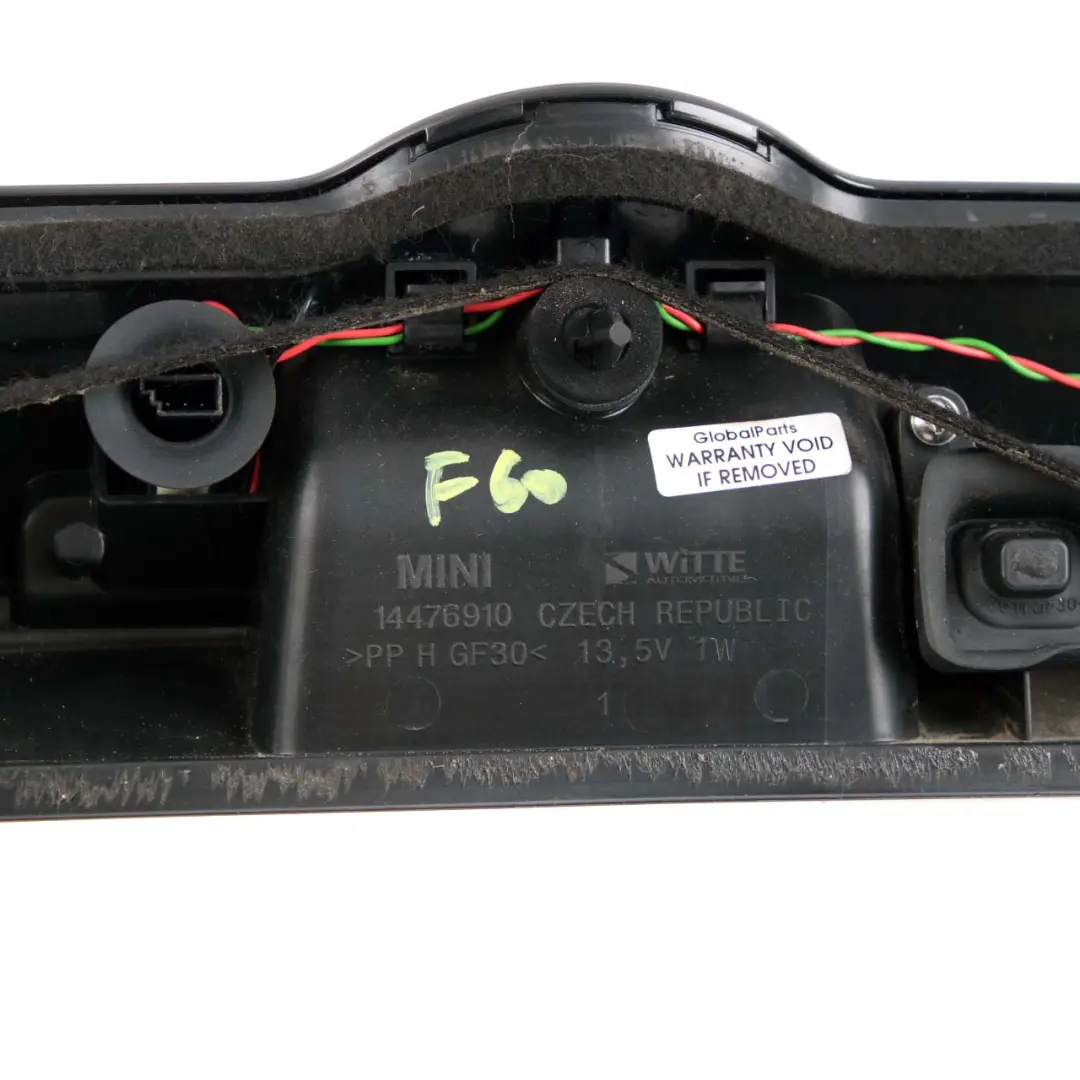 Mini F60 Countryman Tapa Maletero Empuñadura Trasera Bota Alto Brillo - SKU 7391241 - Número de pieza 7391241