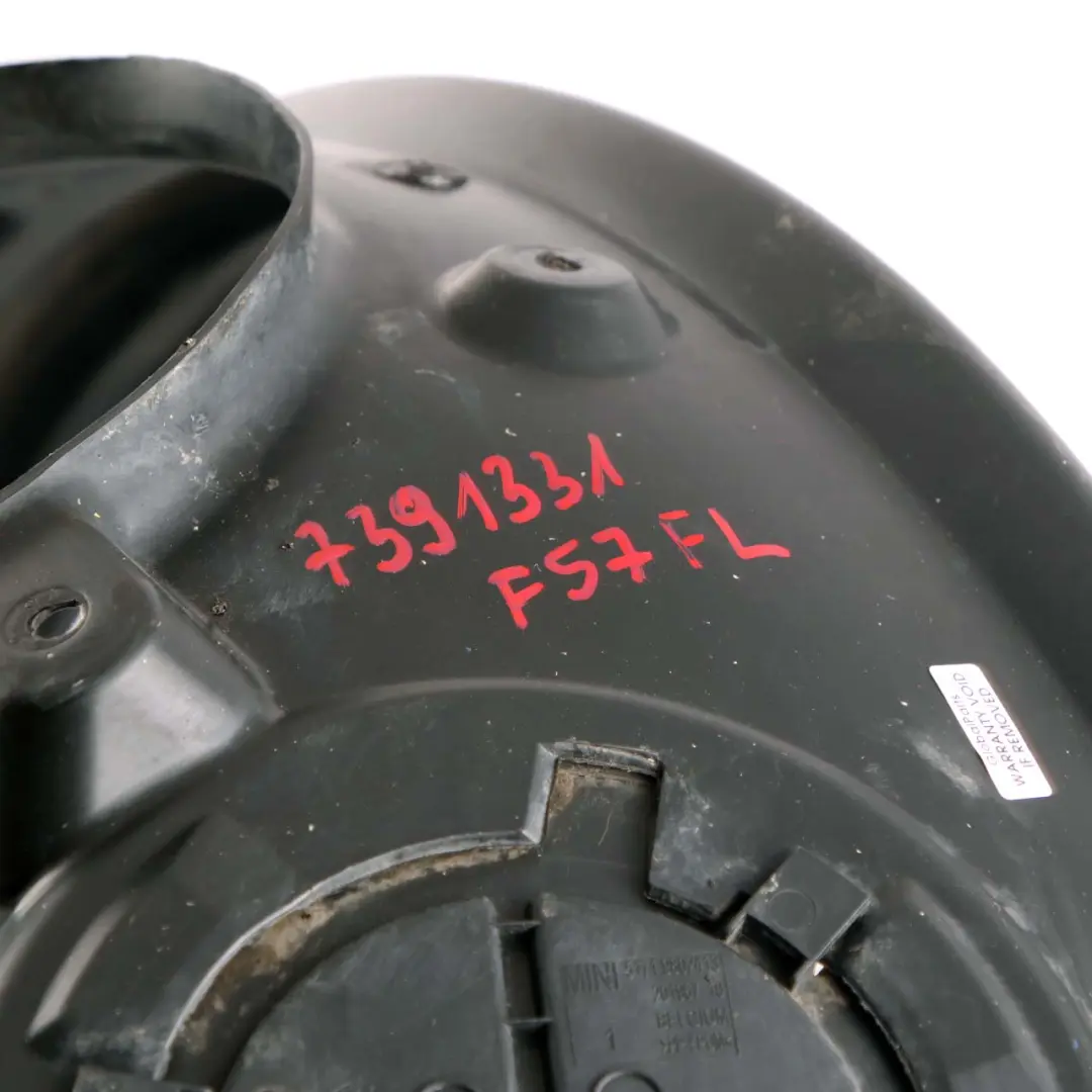 Arch Front Left N/S Cover Splash Shield Lining to Mini F57 Cabrio Wheel with Part number 7391331 Mini F57 Cabrio Wheel Arch Front Left N/S Cover Splash Shield Lining - SKU 7391331 - Part number 7391331