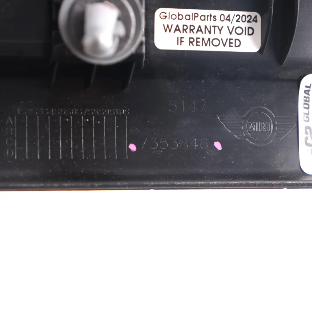 Entrance Cover Strip Rear Right O/S Door Strip Sill Trim Black 7353846 to Mini F54 with Part number 7391496 Mini F54 Entrance Cover Strip Rear Right O/S Door Strip Sill Trim Black 7353846 - SKU 7391496 - Part number 7391496