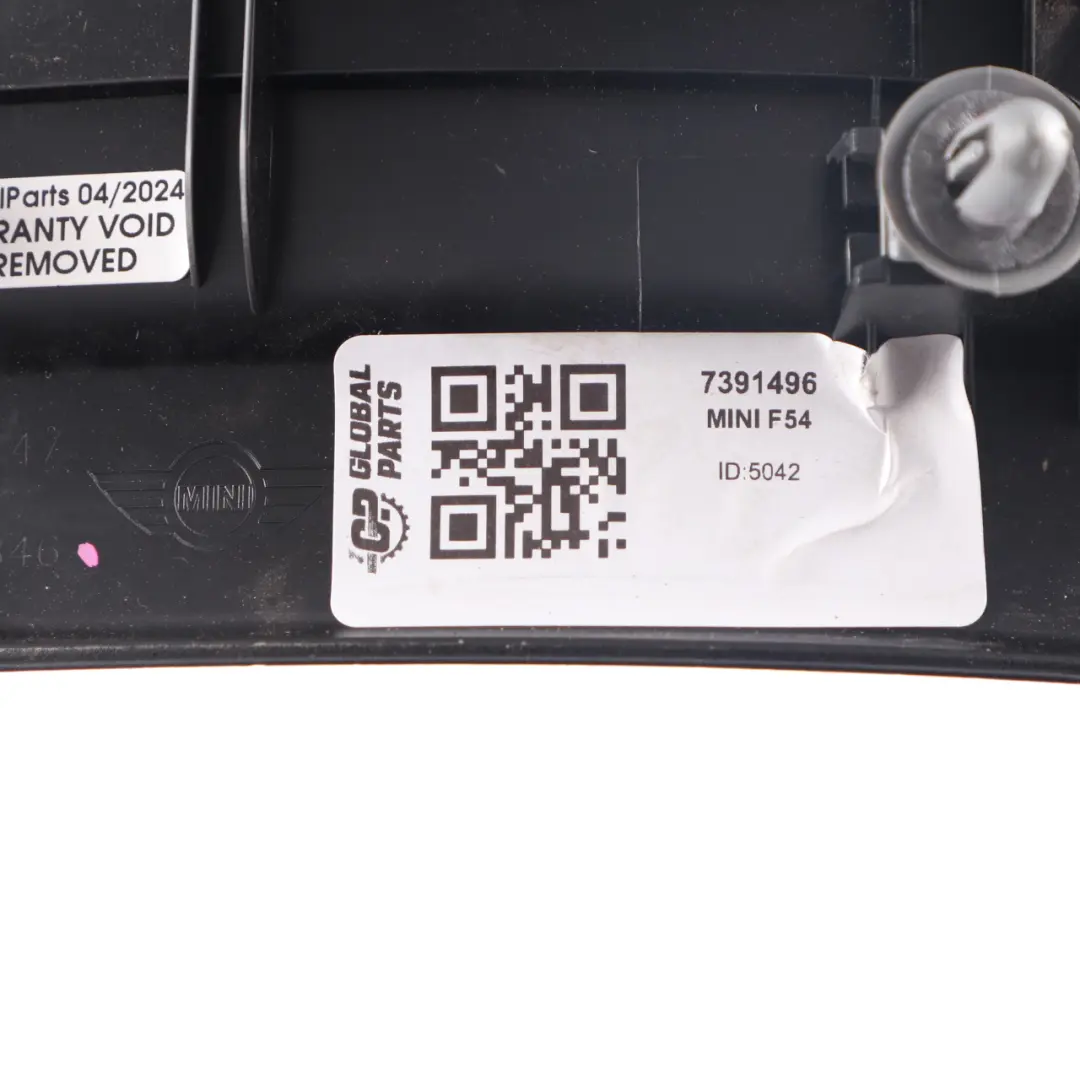 Mini F54 Entrance Cover Strip Rear Right O/S Door Strip Sill Trim Black 7353846 - SKU 7391496 - Part number 7391496