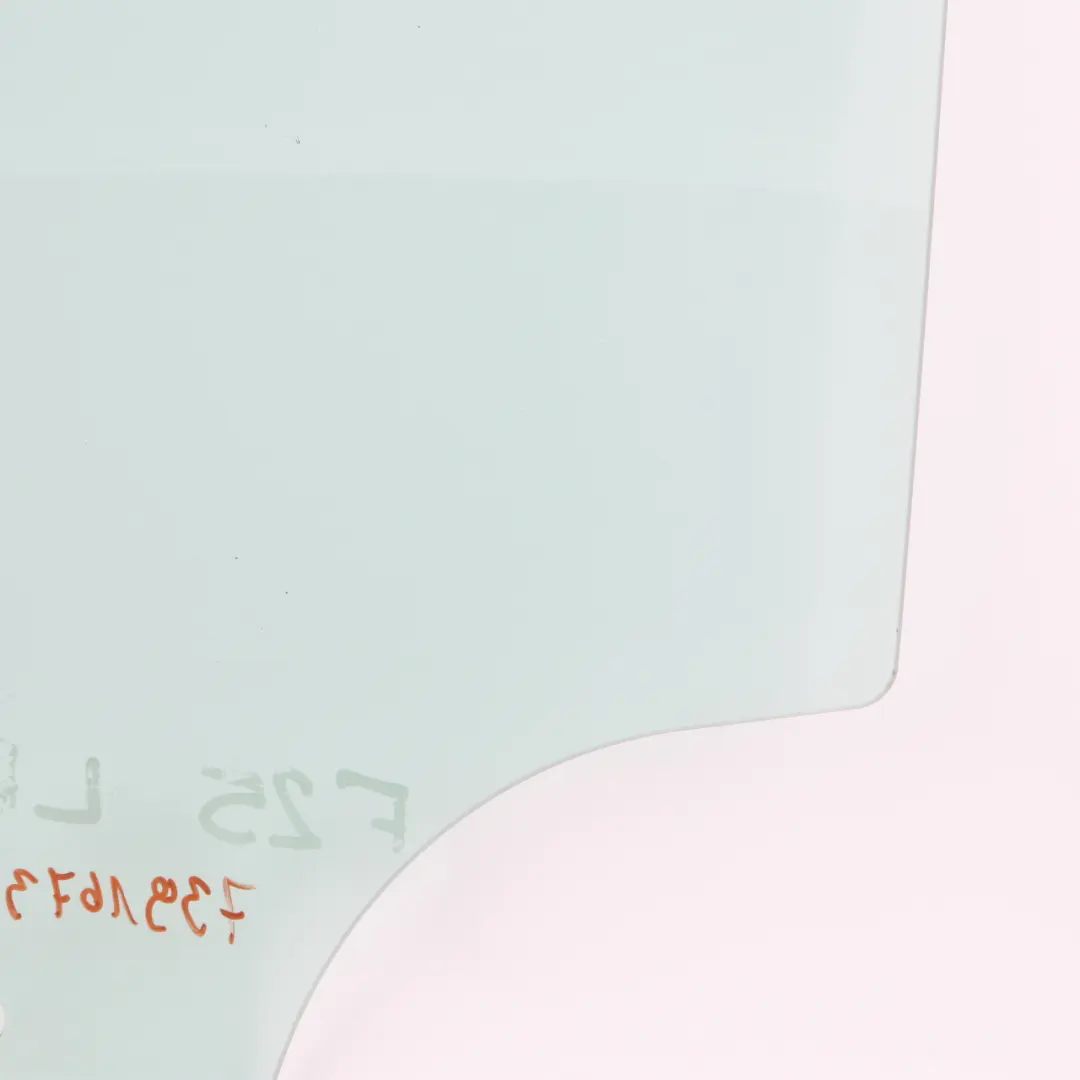 Ventana Lateral Verde Puerta Trasera Izquierda AS2 para BMW X3 F25 con número de pieza 7391673 BMW X3 F25 Ventana Lateral Verde Puerta Trasera Izquierda AS2 - SKU 7391673 - Número de pieza 7391673