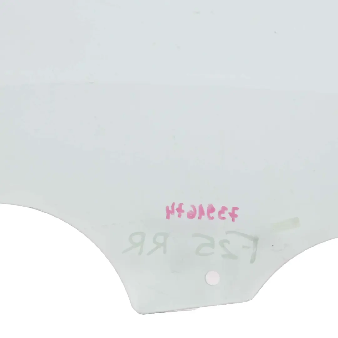 BMW X3 F25 Side Window Green Door Rear Right O/S AS2 - SKU 7391674 - Part number 7391674