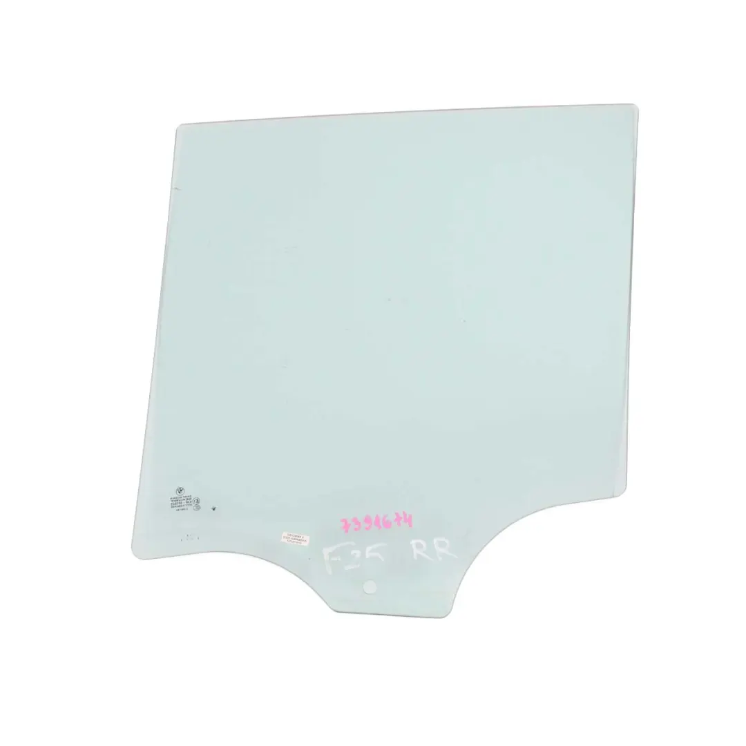BMW X3 F25 Finestrino Verde Porta Posteriore Destra AS2 - SKU 7391674 - Numero di parte 7391674