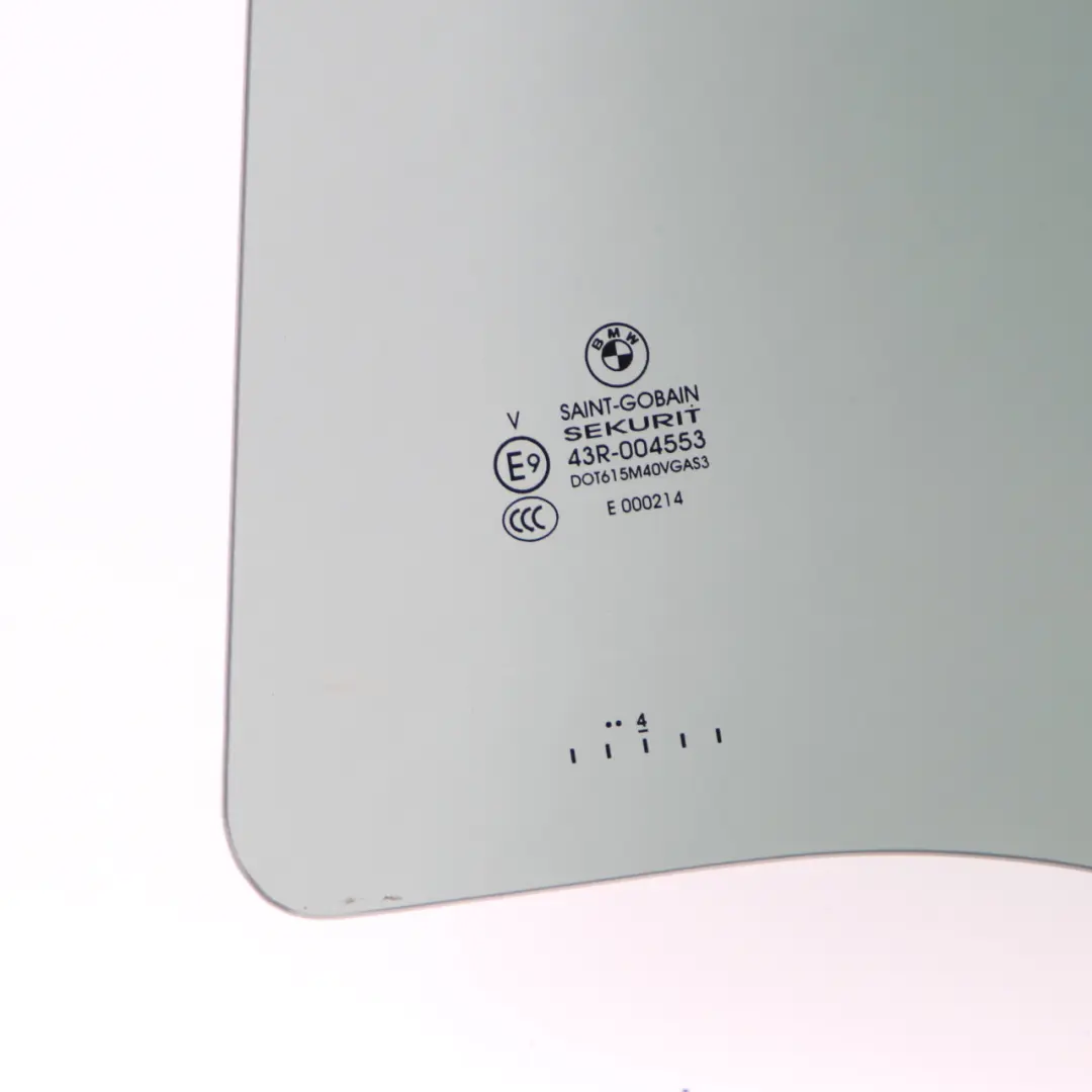 Ventana Negro Puerta Trasera Izquierda AS3 Tintado SSG Acristalamiento para BMW F25 con número de pieza 7391675 BMW F25 Ventana Negro Puerta Trasera Izquierda AS3 Tintado SSG Acristalamiento - SKU 7391675 - Número de pieza 7391675