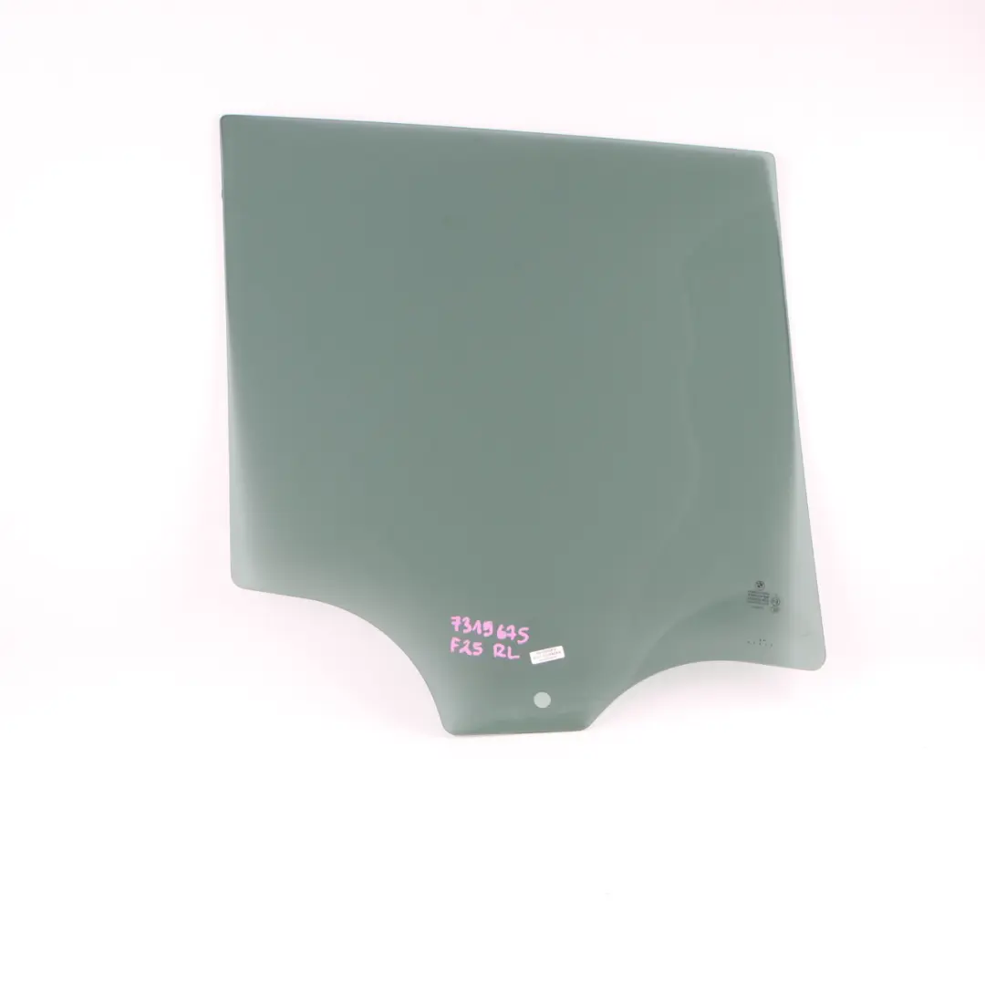 Ventana Negro Puerta Trasera Izquierda AS3 Tintado SSG Acristalamiento para BMW F25 con número de pieza 7391675 BMW F25 Ventana Negro Puerta Trasera Izquierda AS3 Tintado SSG Acristalamiento - SKU 7391675 - Número de pieza 7391675
