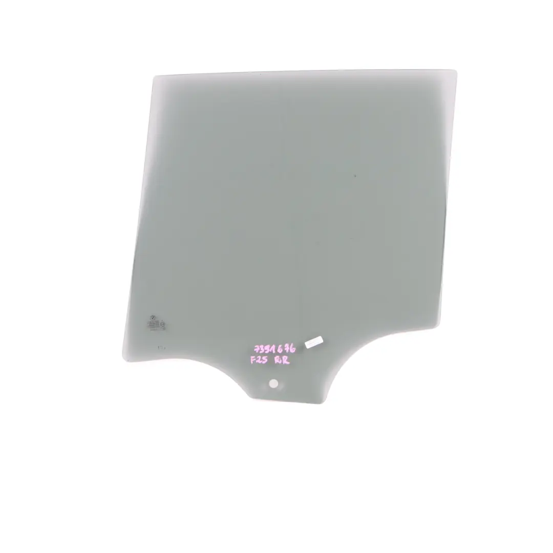 BMW X3 F25 Side Window Black Door Rear Right AS3 Tinted SSG Glazing - SKU 7391676 - Part number 7391676