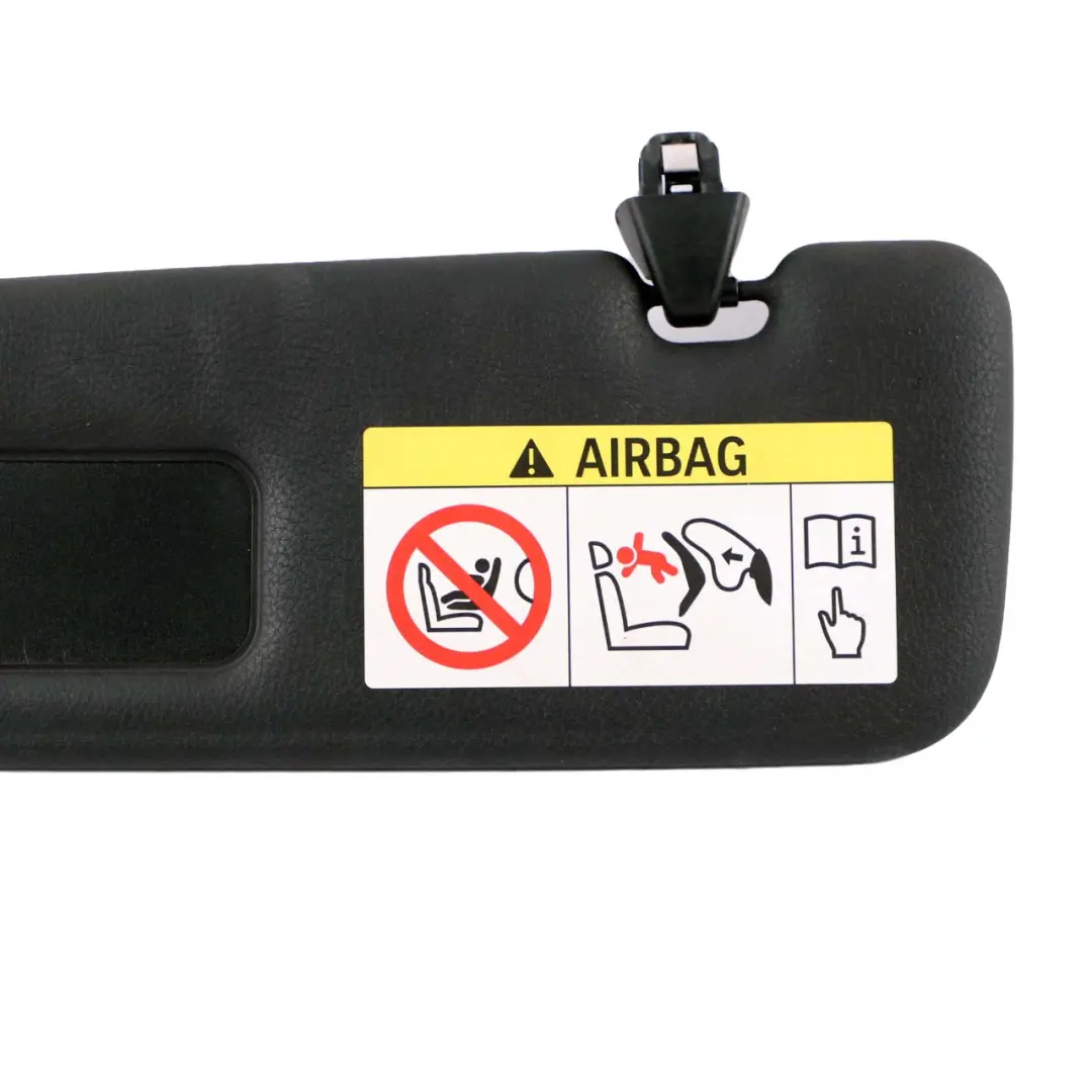 BMW F33 F83 M4 Parasol Con Etiqueta Espejo Izquierdo Iluminado Negro - SKU 7391861 - Número de pieza 7391861